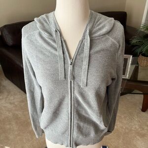 EUC - Cotton Blend Zip Front Hoodie/Jacket (Banana Republic)